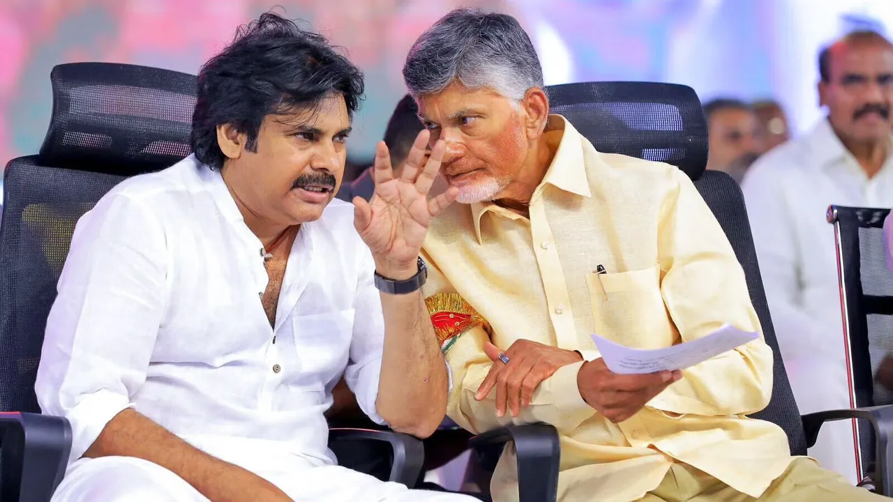 Pawan Kalyan and N Chandrababu Naidu (File image)