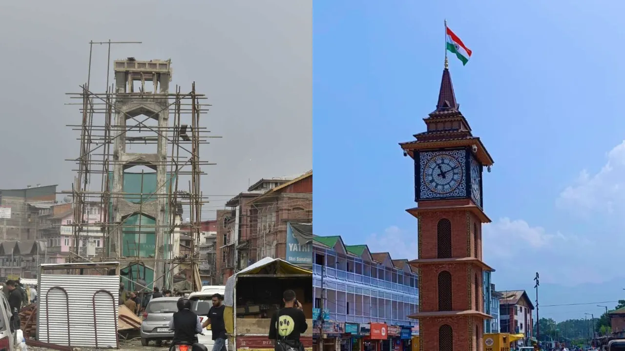J-K: Tricolour hoisted atop iconic Ghanta Ghar in Srinagar
