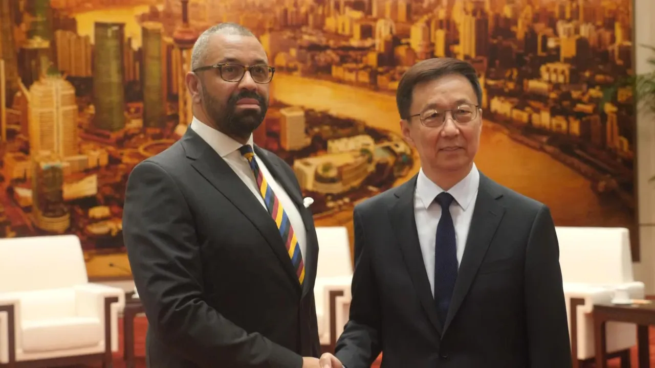 James Cleverly China visit