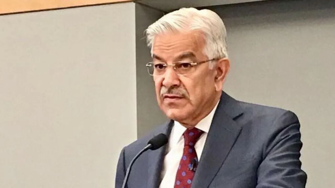 Pakistan's Defence Minister Khawaja Asif