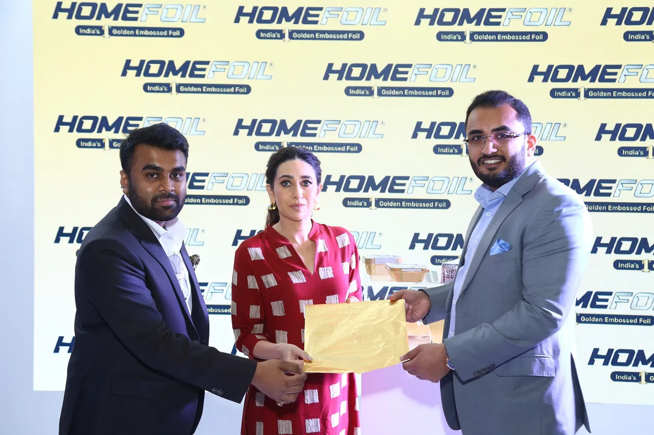 LSKB Aluminium Foils launched India’s 1st Golden Embossed HOMEFOIL at the 37th AAHAR