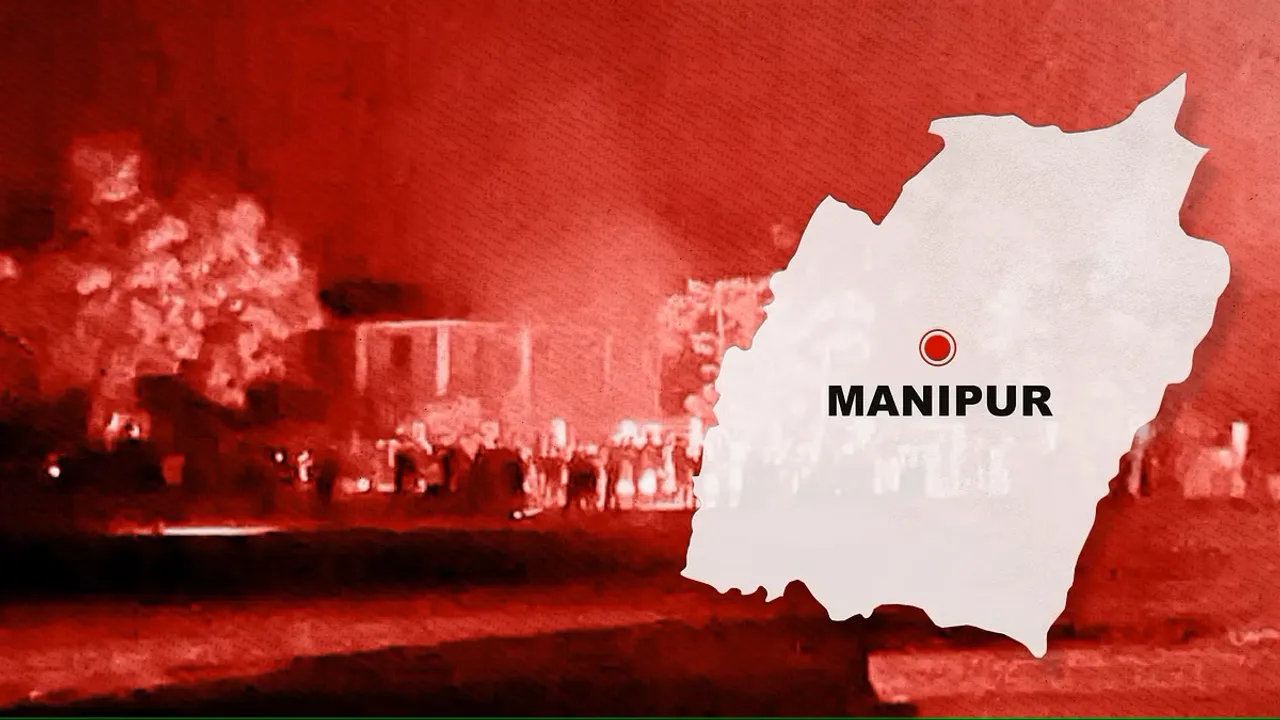 Manipur violence: Mob sets ablaze two vehicles, firing reported