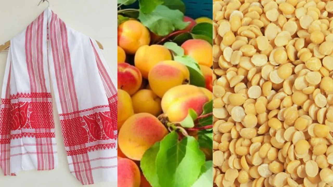 Assam's Gamosa, Telangana's Tandur Redgram, Ladakh apricot get GI tag