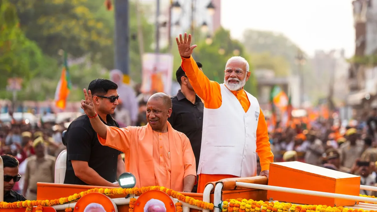 2024 LS Polls: PM Modi holds roadshow in Varanasi