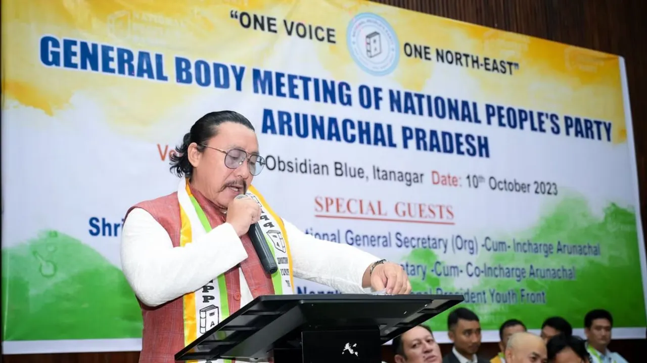 NCP announces second list of 9 candidates for Arunachal assembly polls