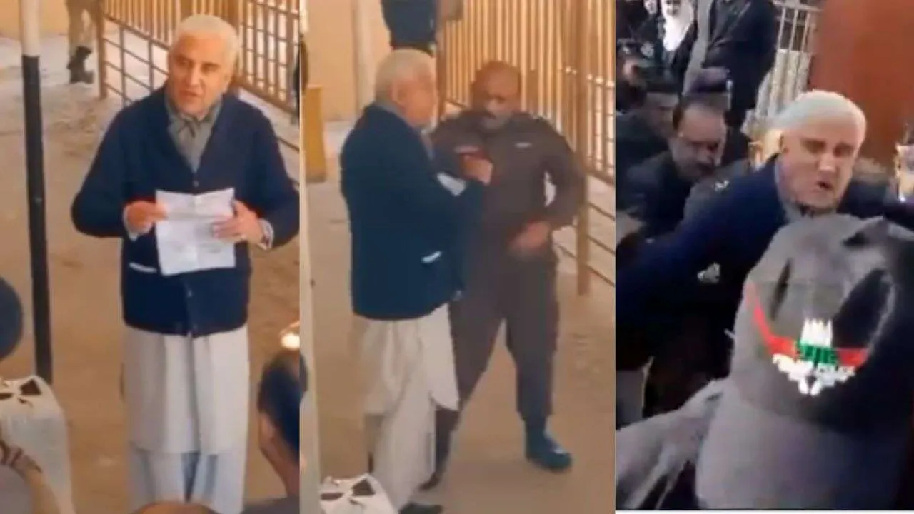 PTI’s Shah Mehmood Qureshi manhandled and arrested after being released from Adiala jail
