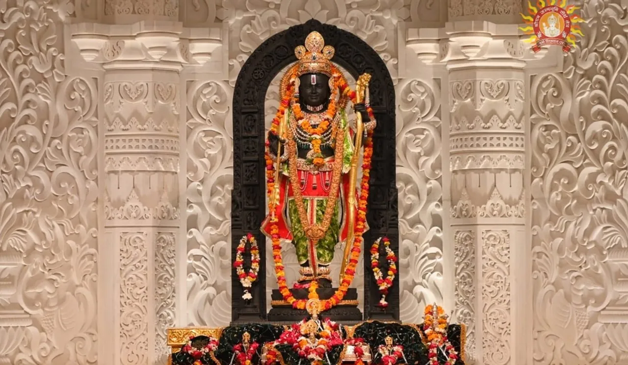Ram lalla idol image Ram Temple Ayodhya