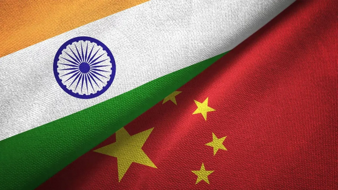 India China Flag China India Flag