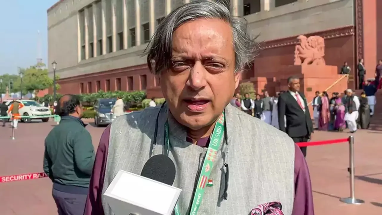 Travesty of parliamentary democracy: Shashi Tharoor on suspension of MPs