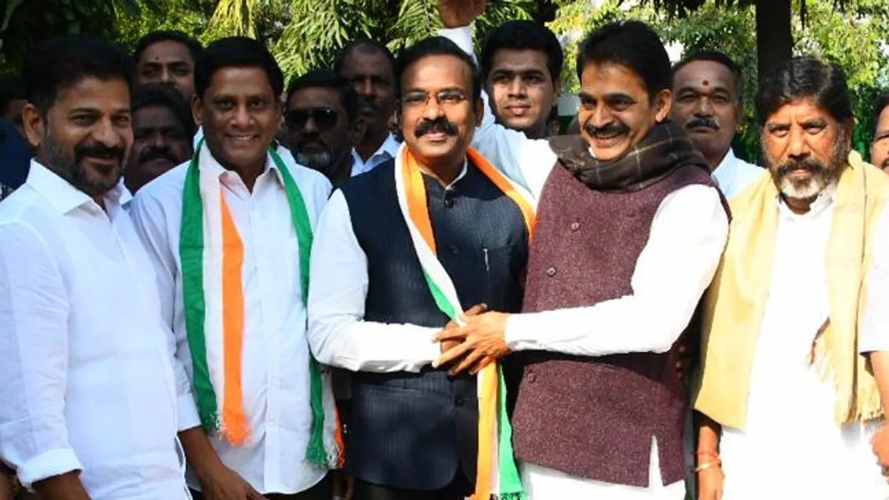 BRS Lok Sabha member Venkatesh Netha joins Congress