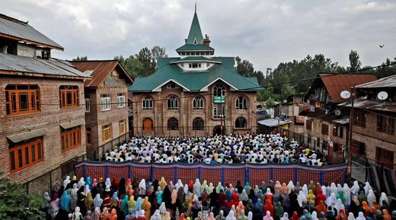 Jama Masjid in Srinagar Eid