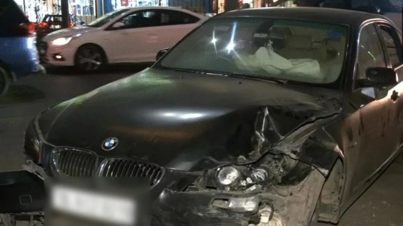 BMW delhi moti bagh accident