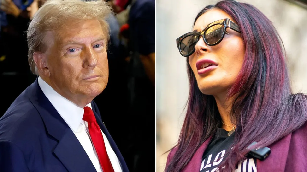 Donald Trump and Laura Loomer