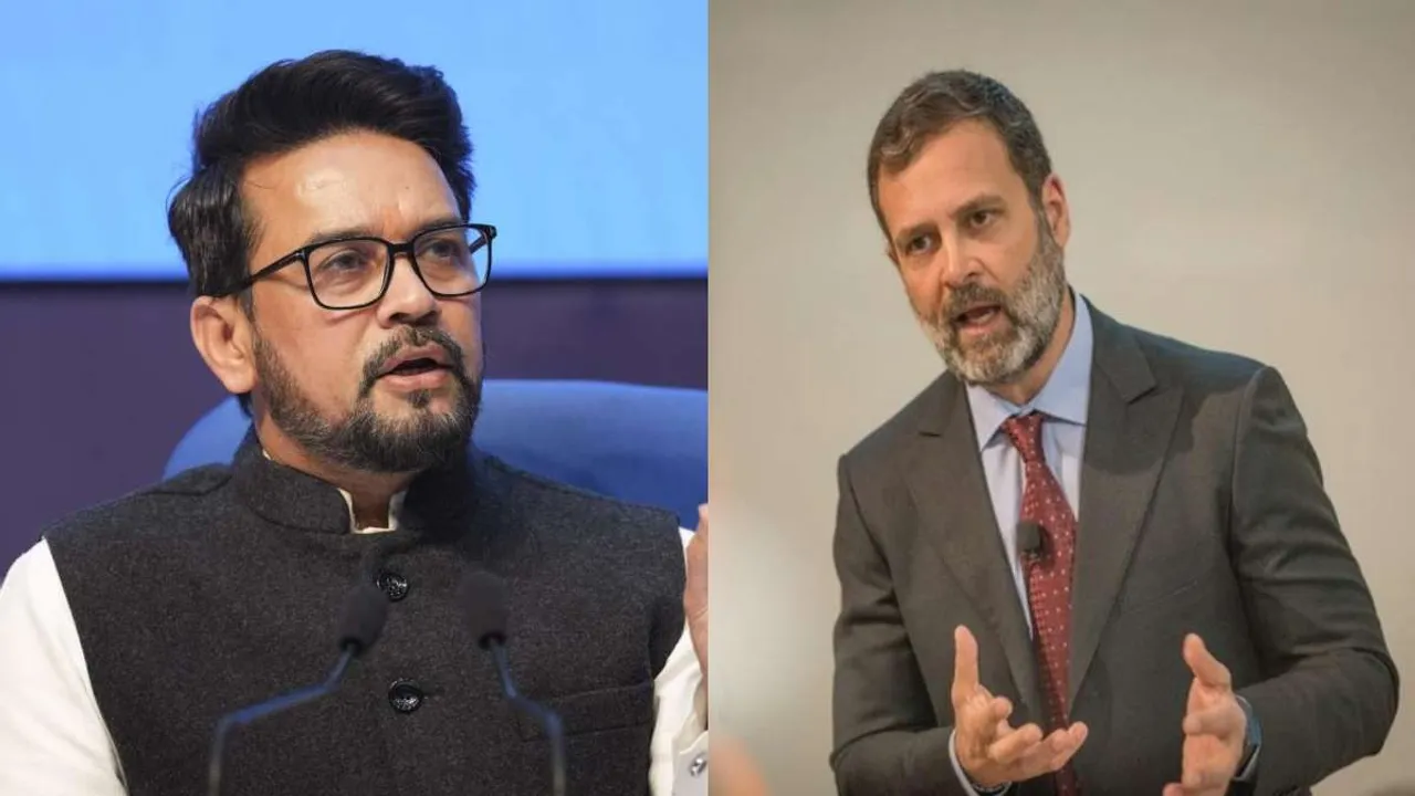 Rahul Gandhi unable to accept poll defeats, maligning India from foreign soil: Anurag Thakur