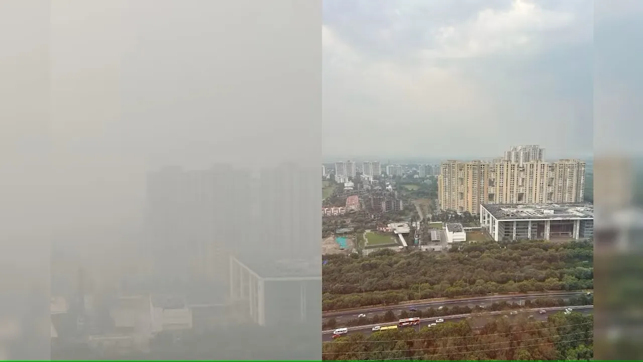 Rain in Delhi brings relief from hazardous air quality