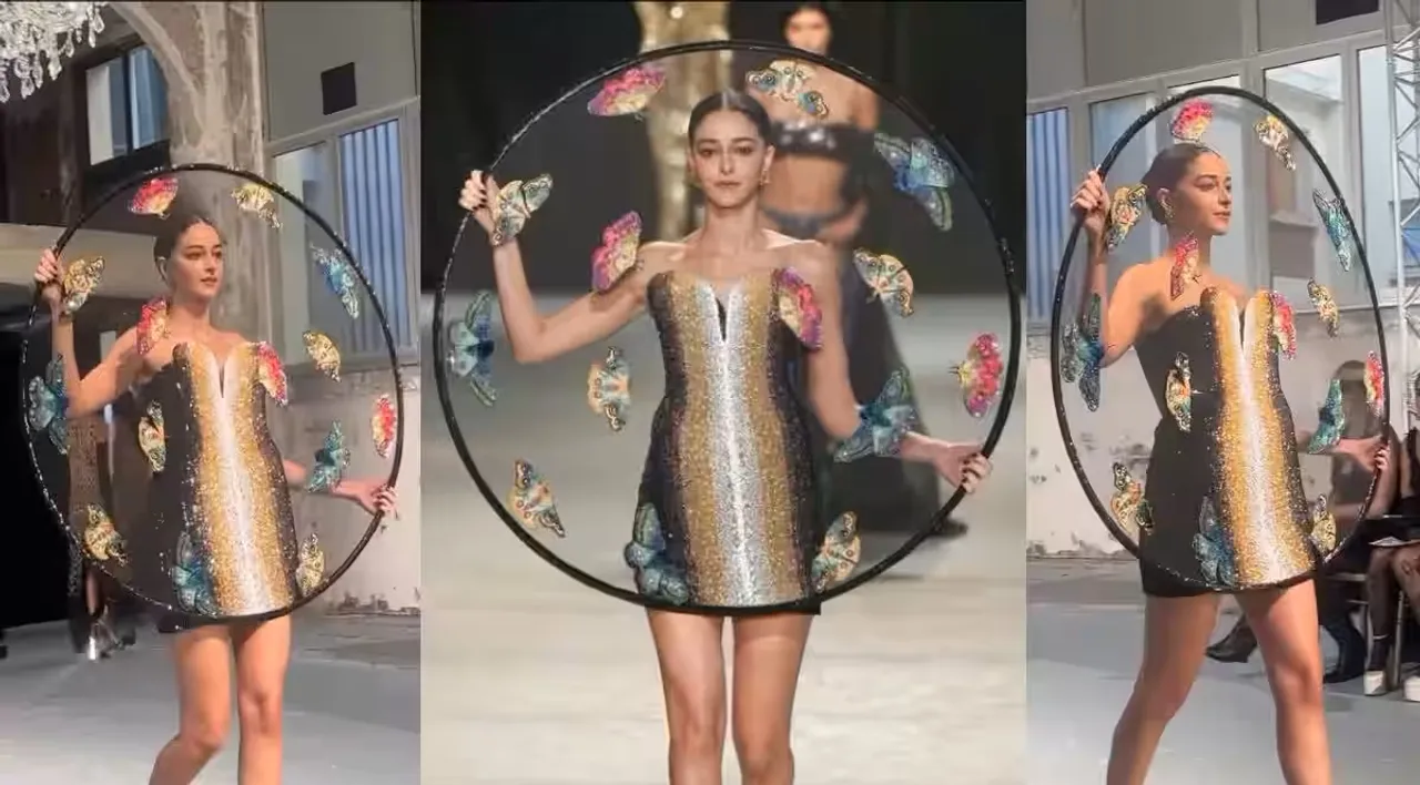 Ananya Panday makes runway debut at Paris Couture Week, walks ramp for Rahul Mishra