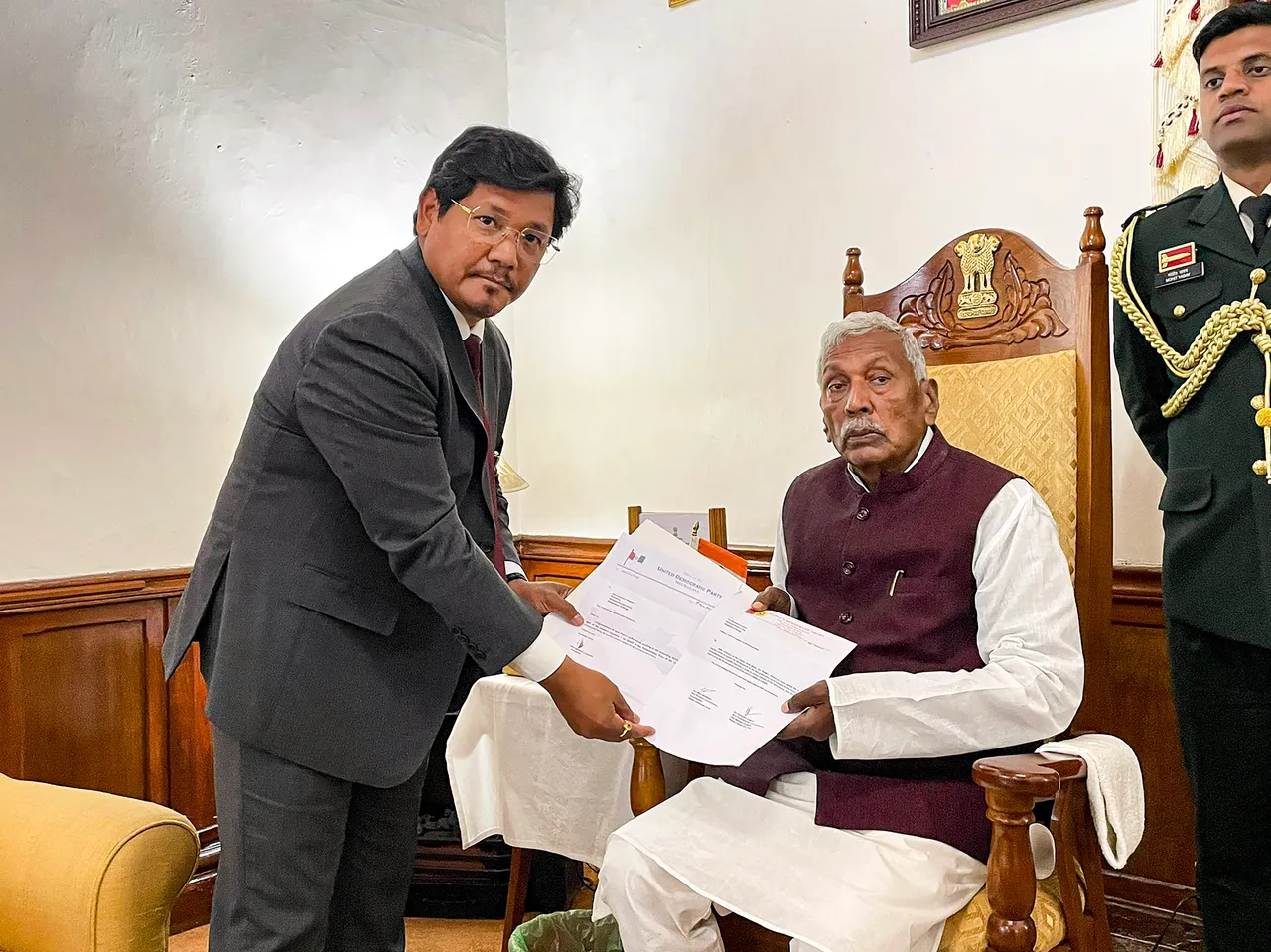 Conrad Sangma meets Meghalaya Governor