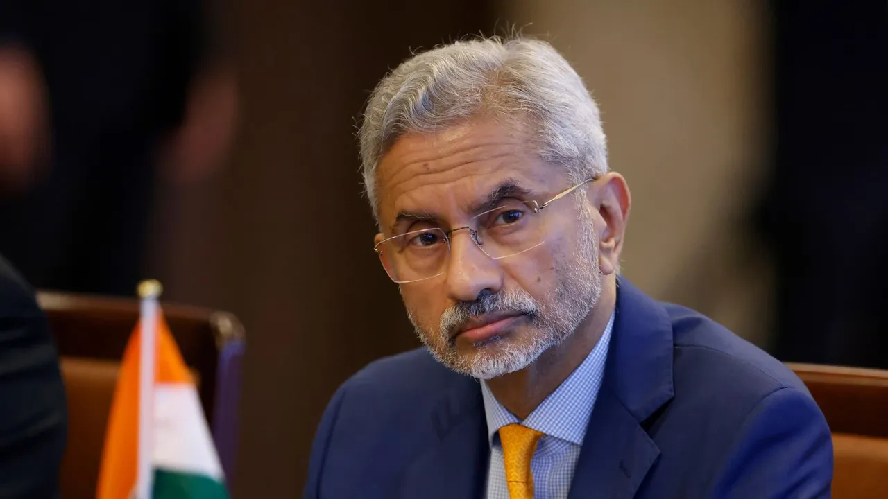 External Affairs Minister S Jaishankar addresses at the Quadrilateral Security Dialogue (Quad) ministerial meeting, in Tokyo.