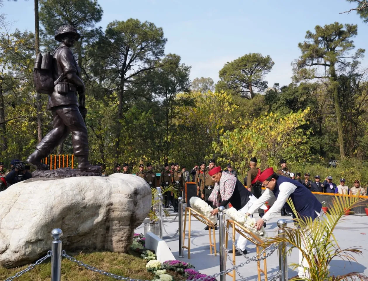 Rajnath Singh inaugurates Shaurya Sthal in Dehradun