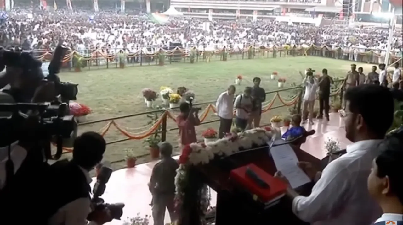 Telangana CM Revanth Reddy oath taking ceremony