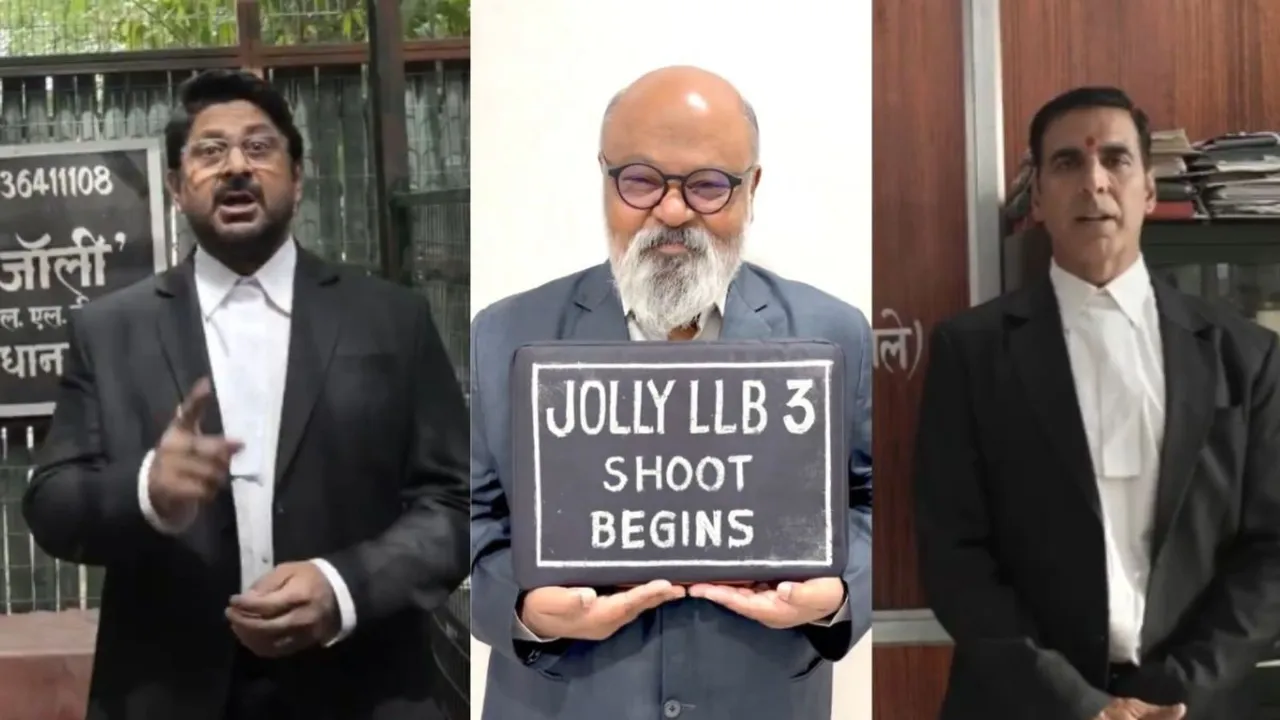 Akshay Kumar and Arshad Warsi start filming for 'Jolly LLB 3'