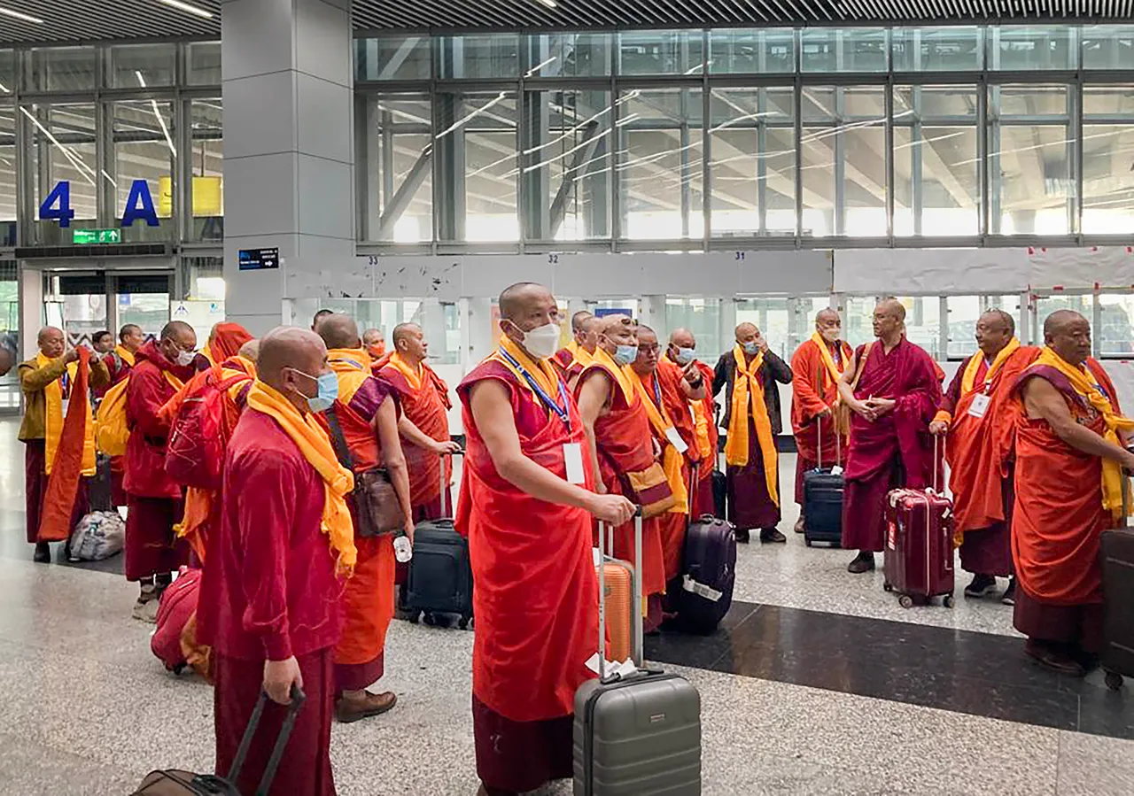 Buddha Monk Airport