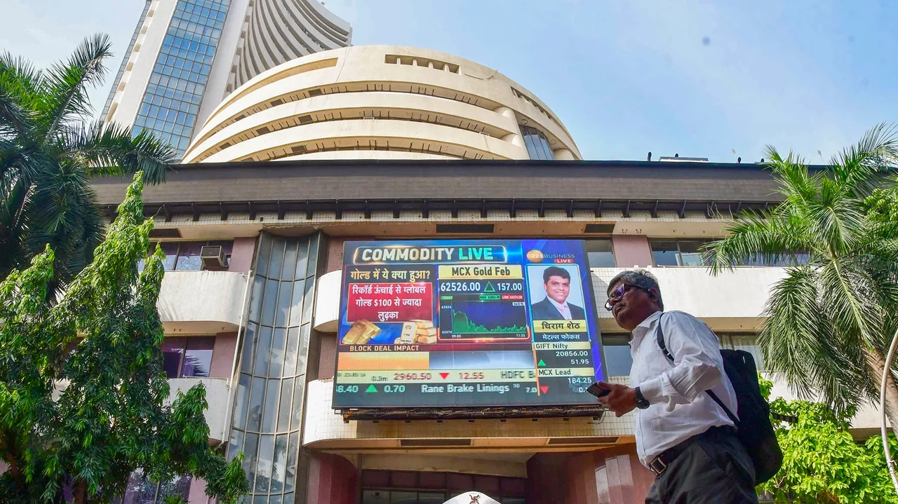 Stock markets take breather after record-breaking rally; Sensex retreats 377 pts