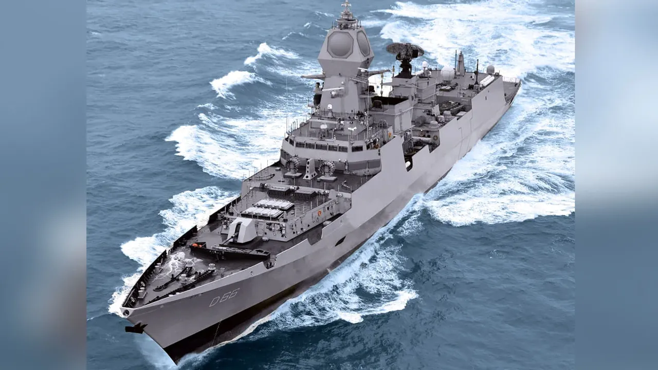 INS Mormugao Indian Navy