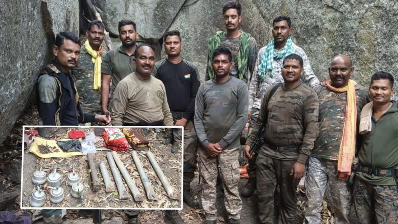 Police destroy nine IEDs, explosive materials dumped by Naxalites in Gadchiroli