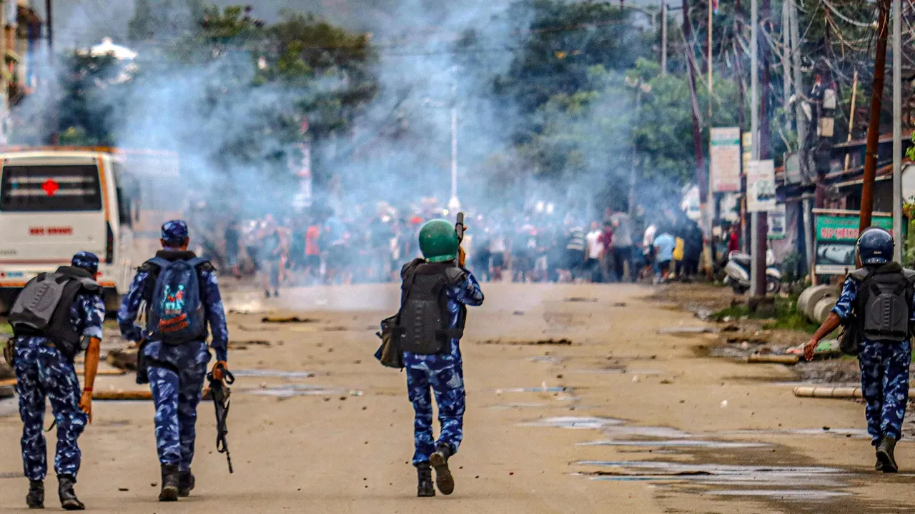 Manipur Violence Protest