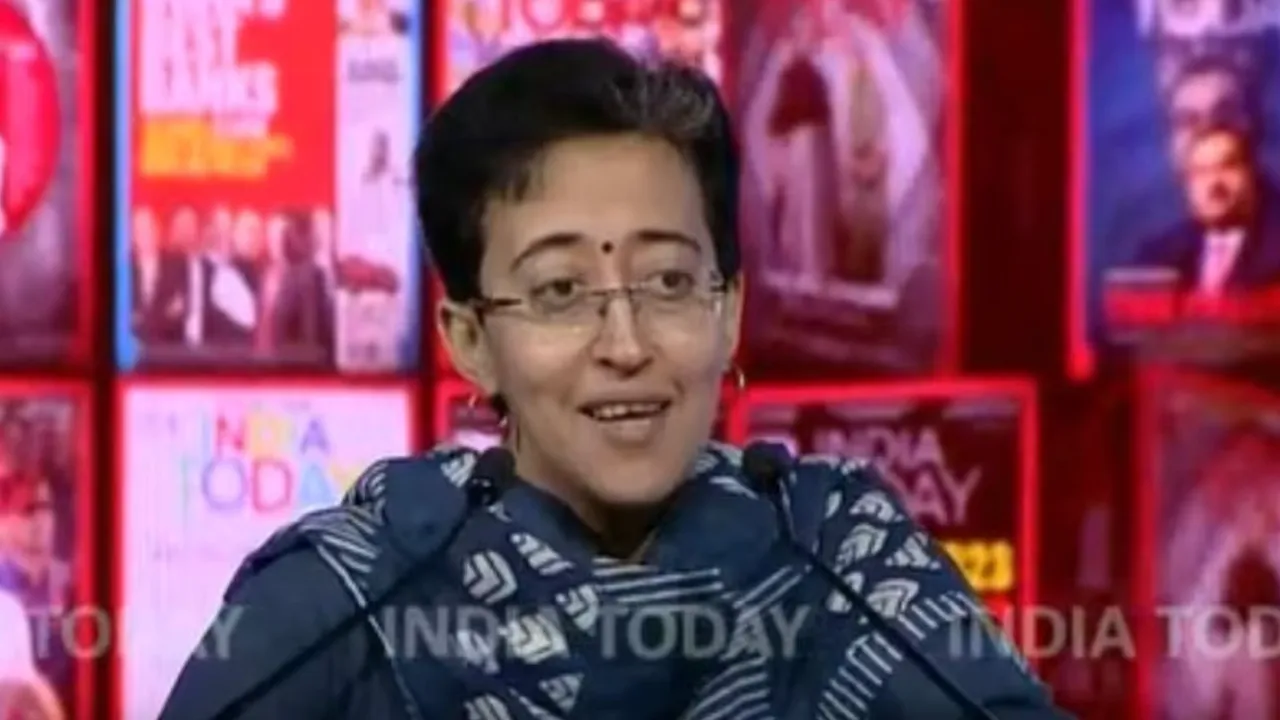 Atishi Marlena at India Today Conclave