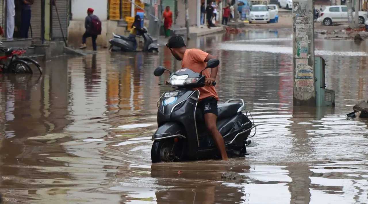 Flood situation grim at some places as rainfall continues in Punjab, Haryana