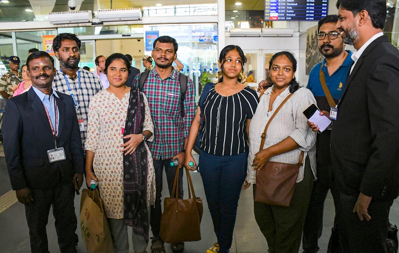 A pair of dress, passport is all we have, say Indian returnees from Sudan