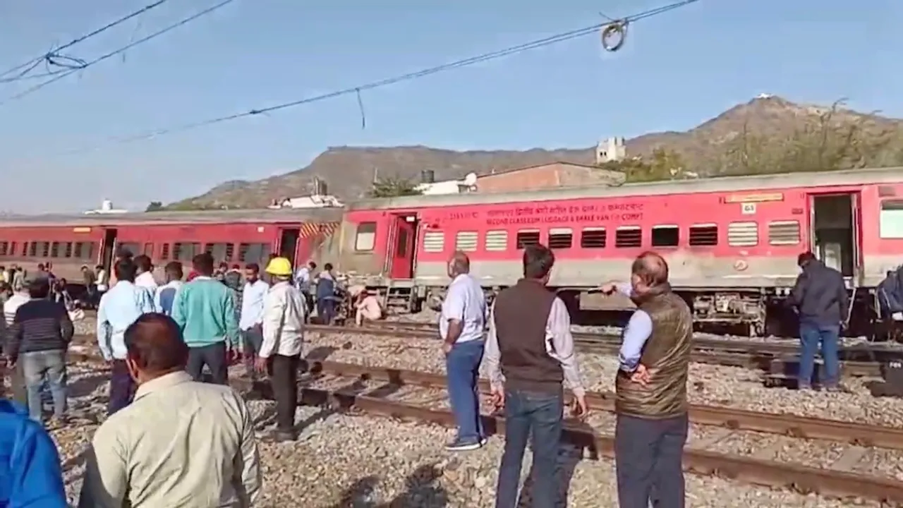 4 coaches of Sabarmati-Agra superfast train derail in Ajmer, no casualty