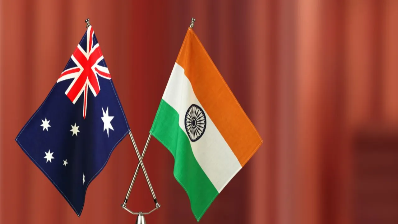 India australia flag