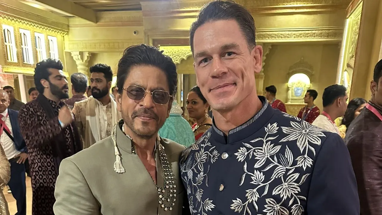 John Cena and Shah Rukh Khan 