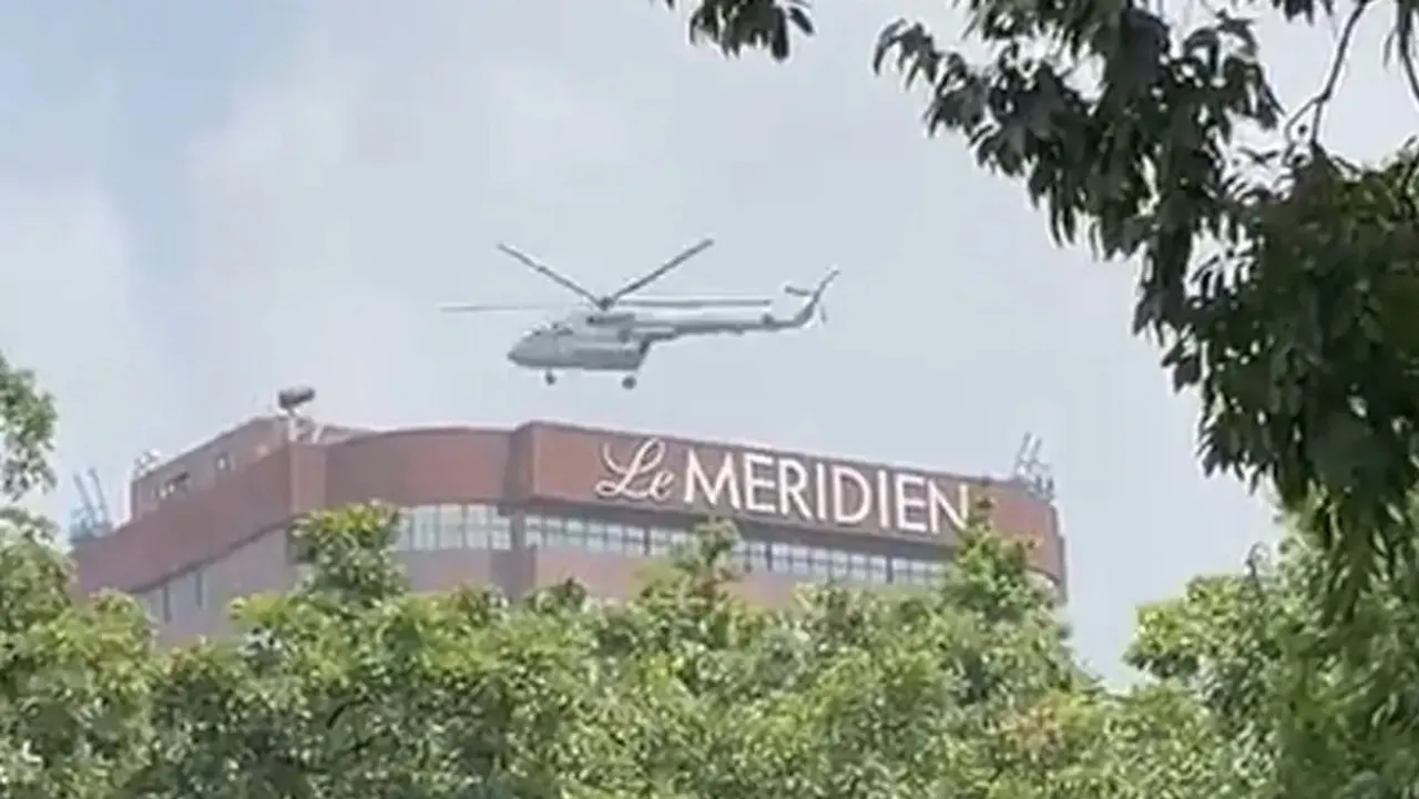 Delhi Police conducts helicopter slithering exercise ahead of G20 Summit