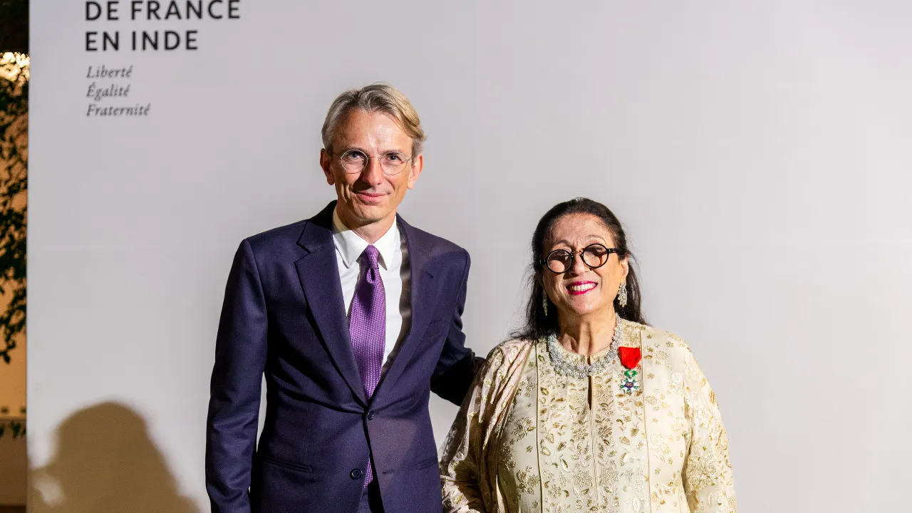 Kiran Nadar conferred with France's highest civilian award