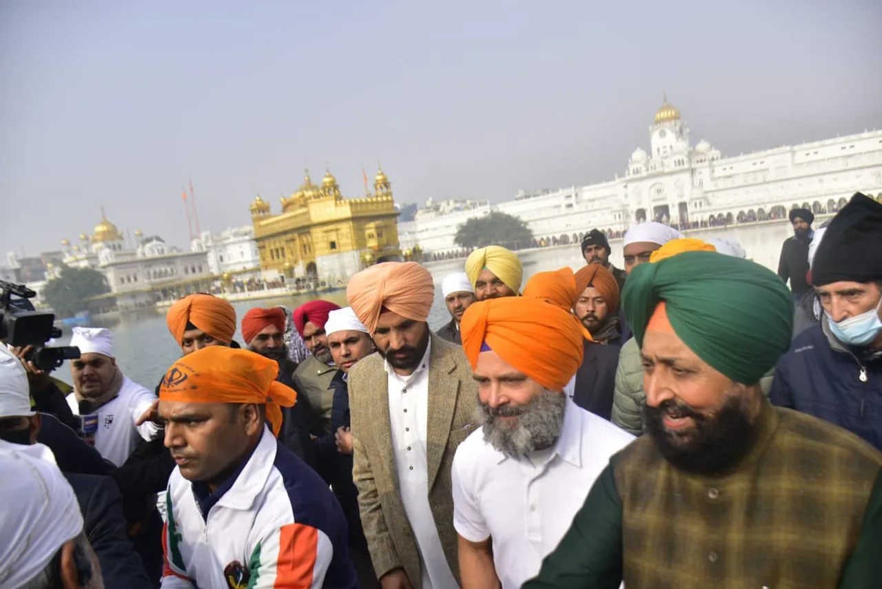 Rahul Gandhi visits Golden Temple ahead of Punjab leg of Bharat Jodo Yatra