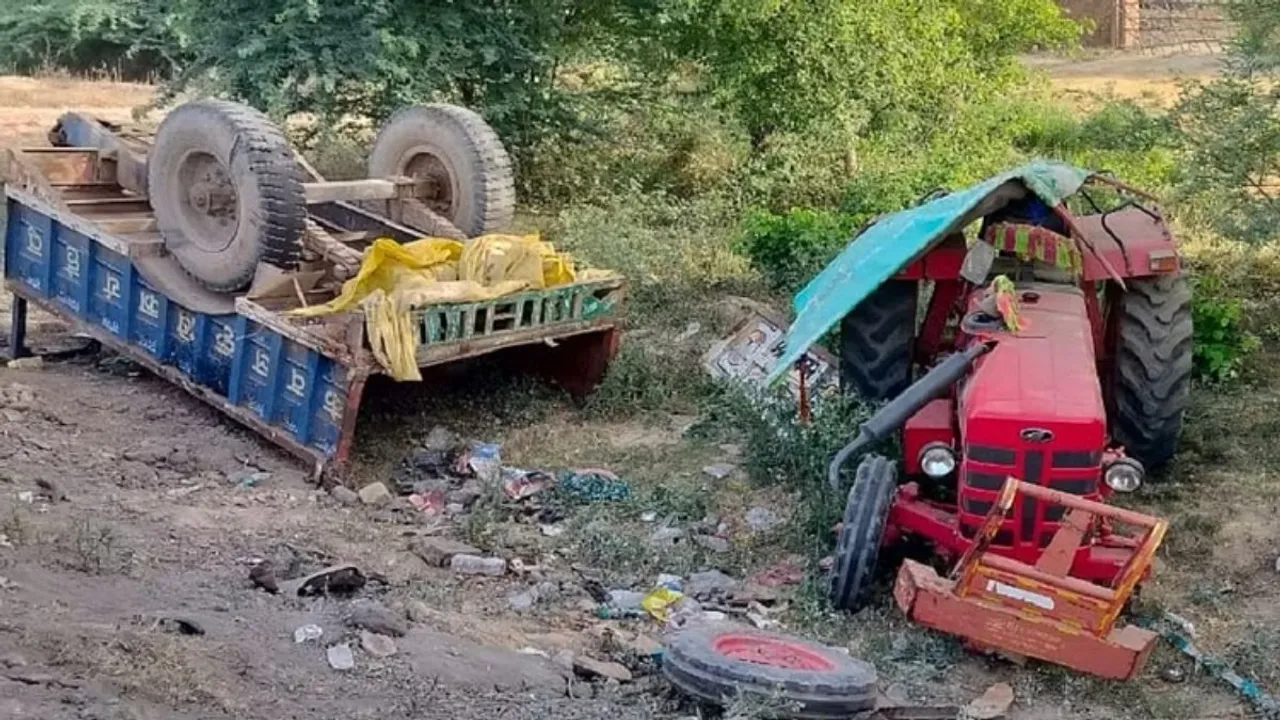 2 killed, 20 injured as tractor-trolley overturns in UP's Shahjahanpur