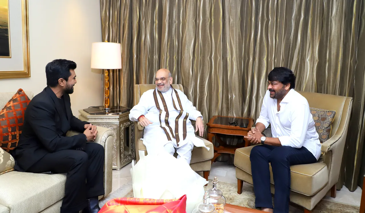 Union Home Minister Amit Shah called Ram Charan and conveyed his birthday wishes
