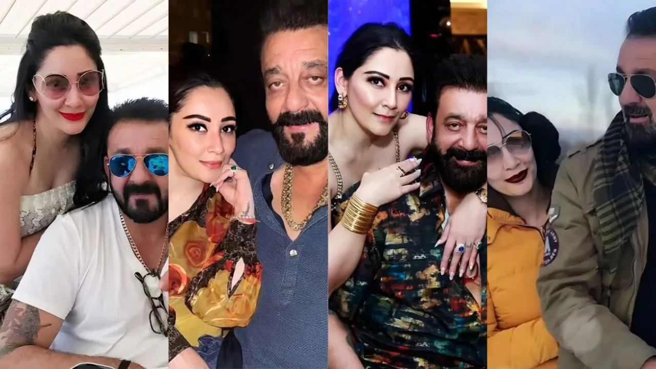 Sanjay Dutt and his wife Manyata Dutt