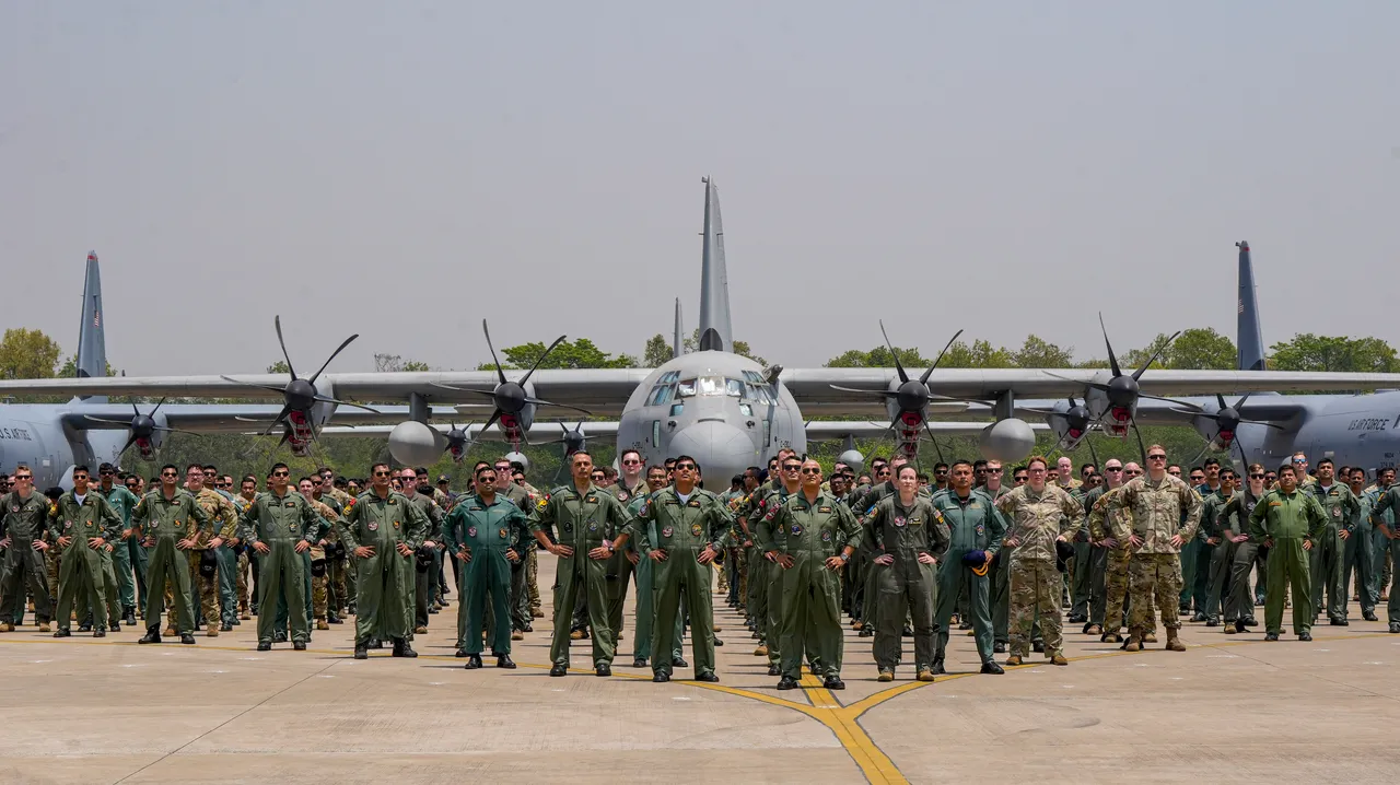 India and US airforce joint exercise in WB