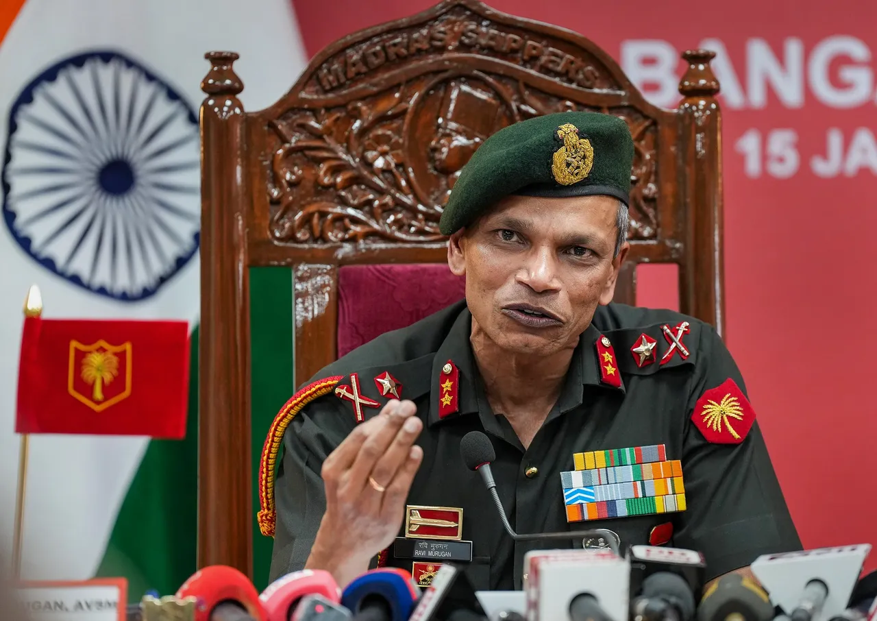 Major General Ravi Murugan Army Day Bengaluru