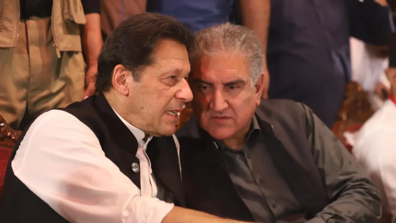 Imran Khan meets Shah Mehmood Qureshi