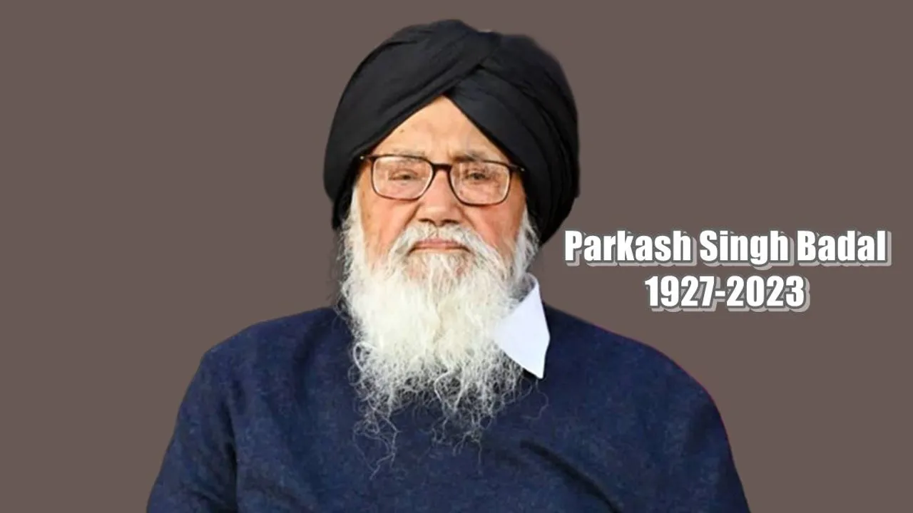People throng SAD office to pay homage to Parkash Singh Badal; PM pays floral tributes