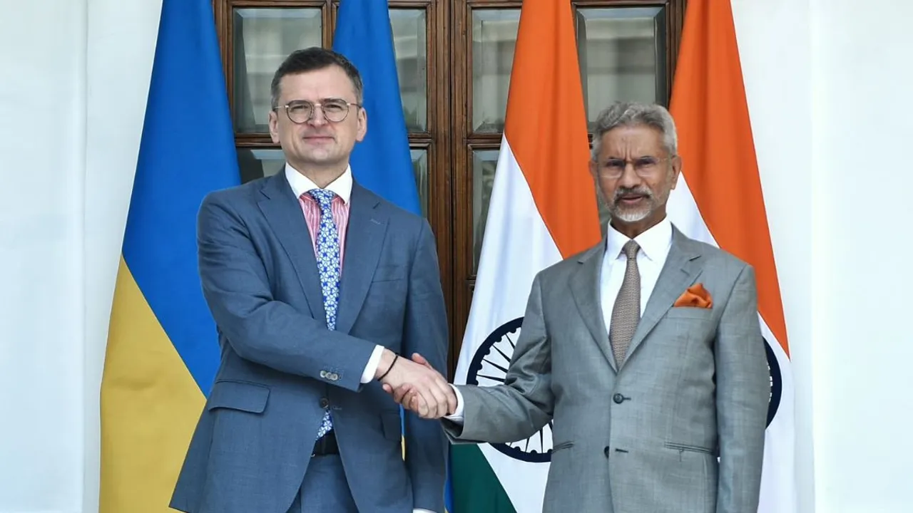 EAM S Jaishankar meets Ukranian counterpart Dmytro Kuleba