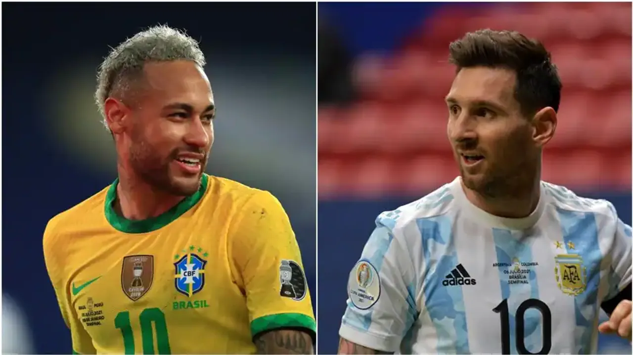 Messi Neymar Brazil Argentina World Cup