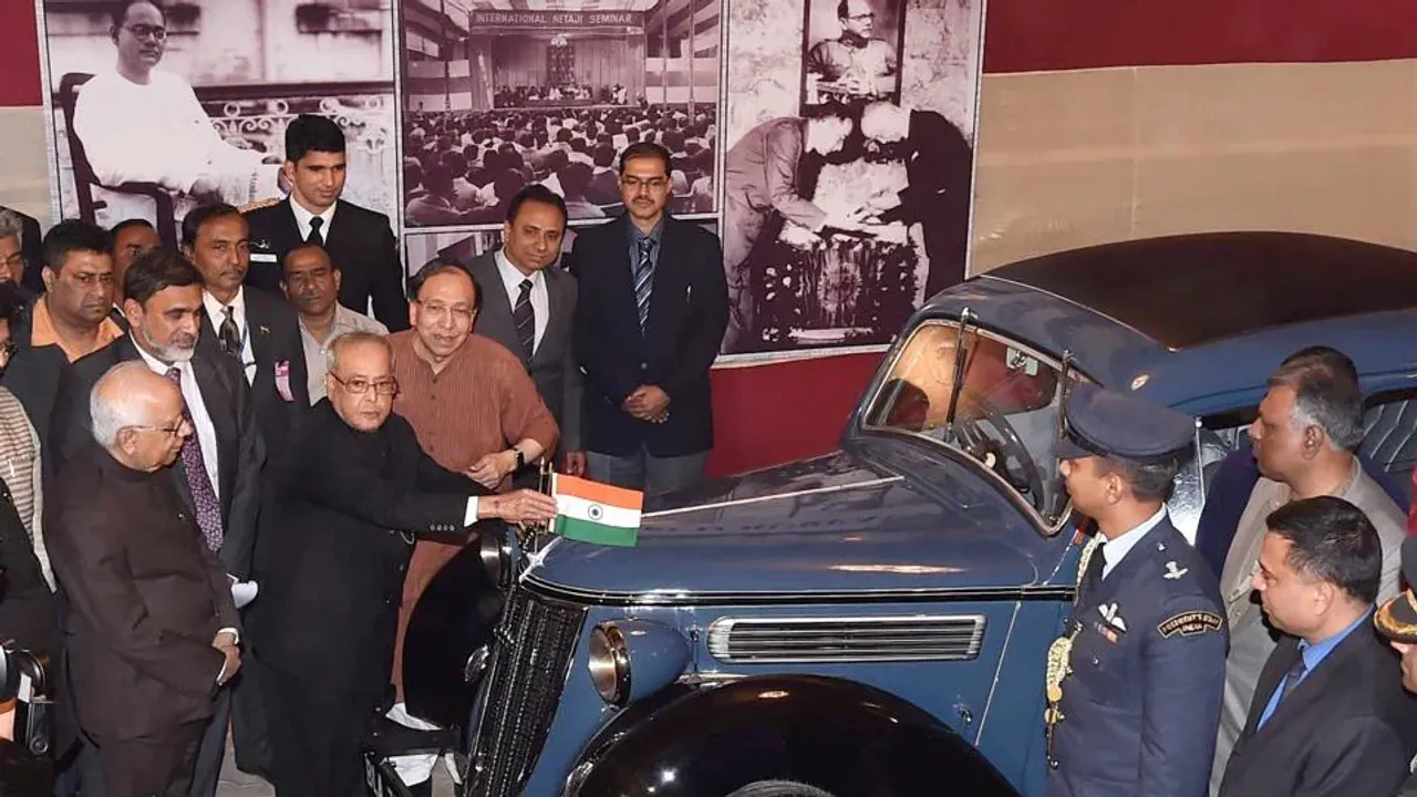 PRanab Mukherjee Subhas Chandra Bose Car