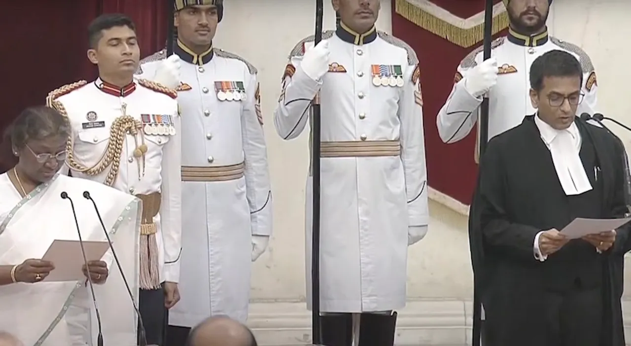 Justice D Y Chandrachud sworn in as 50th Chief Justice of India